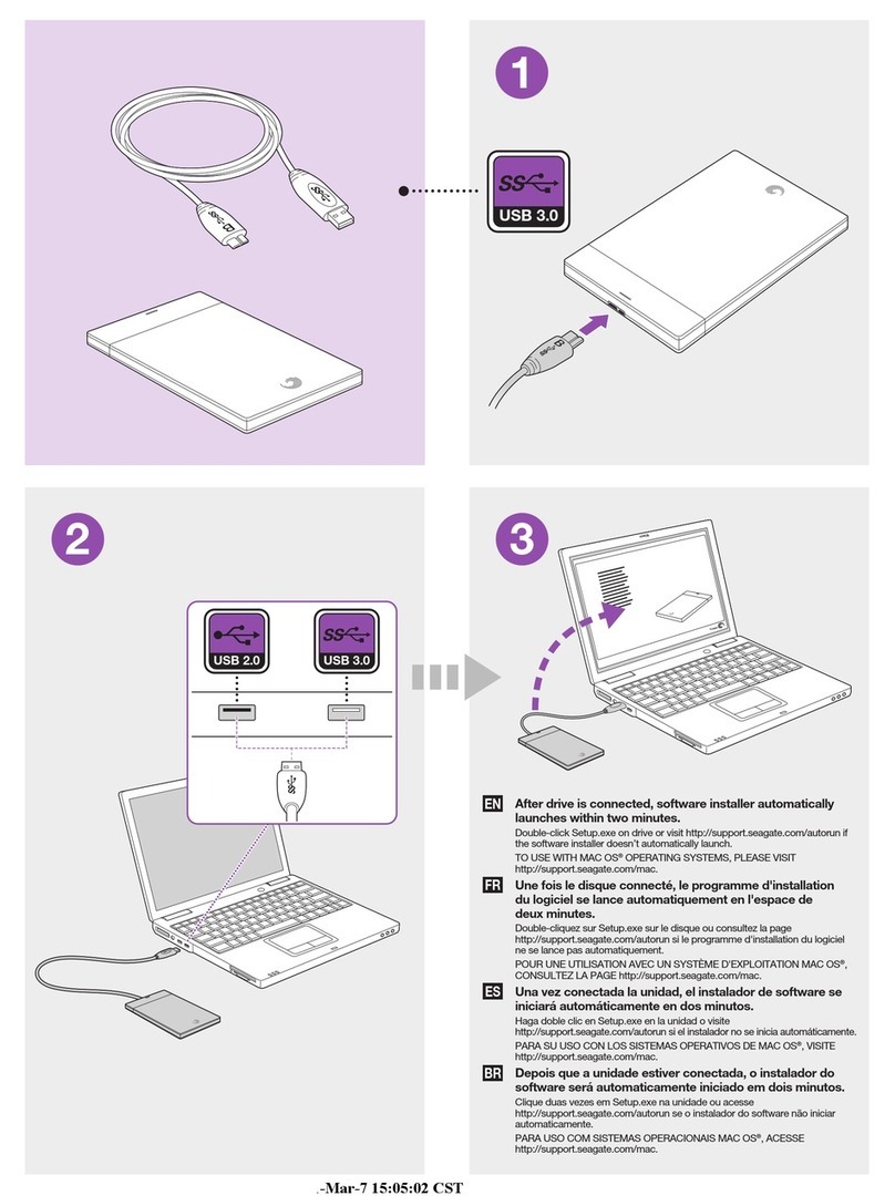 Seagate GoFlex STBL500100 User manual