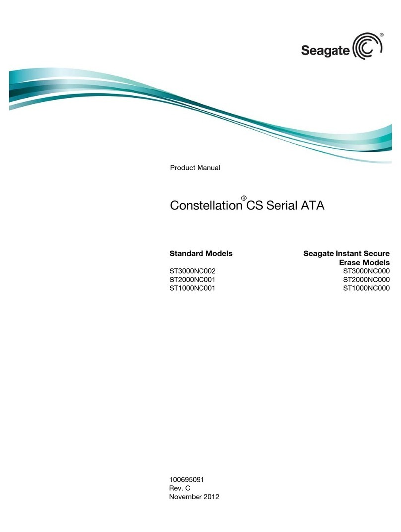 Seagate Enterprise Value ST3000NC002 User manual