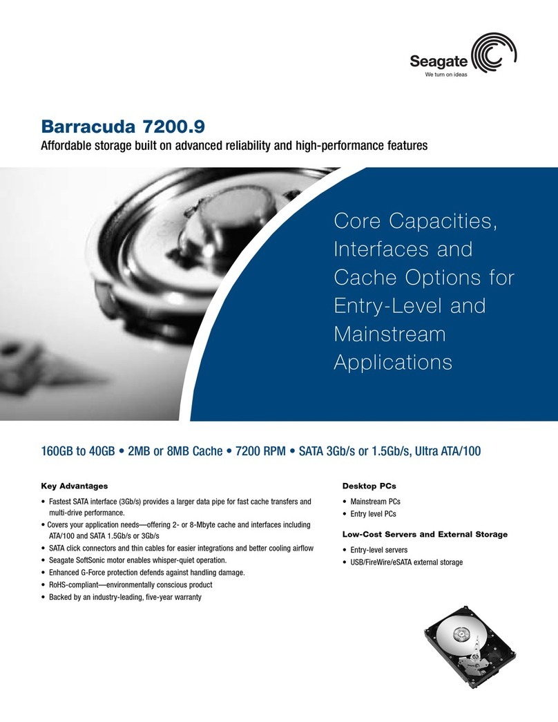 Seagate Barracuda ST320005N4A1AS User manual