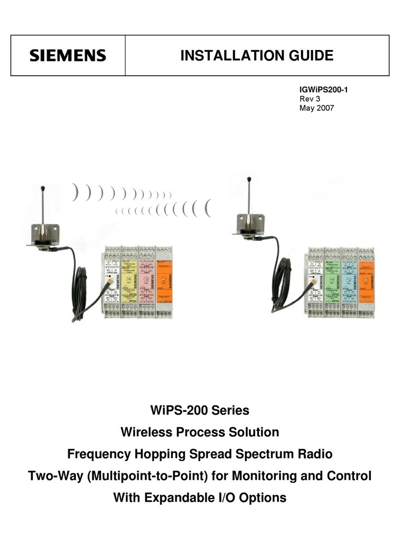 Siemens WiPS-200 Series User manual