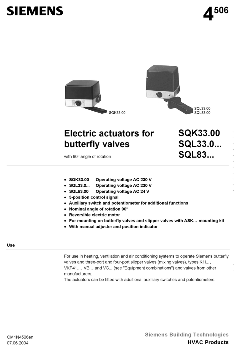 Siemens SQU83 User manual
