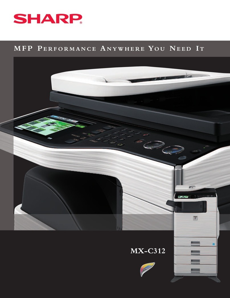 Sharp MX-C312 User manual