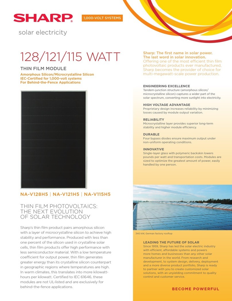 Sharp NA-V128H5 User manual