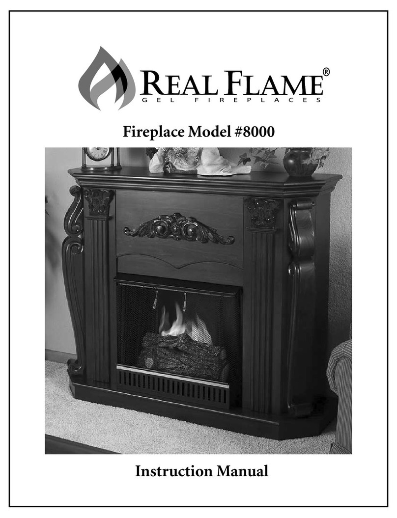 RealFlame 8000 User manual