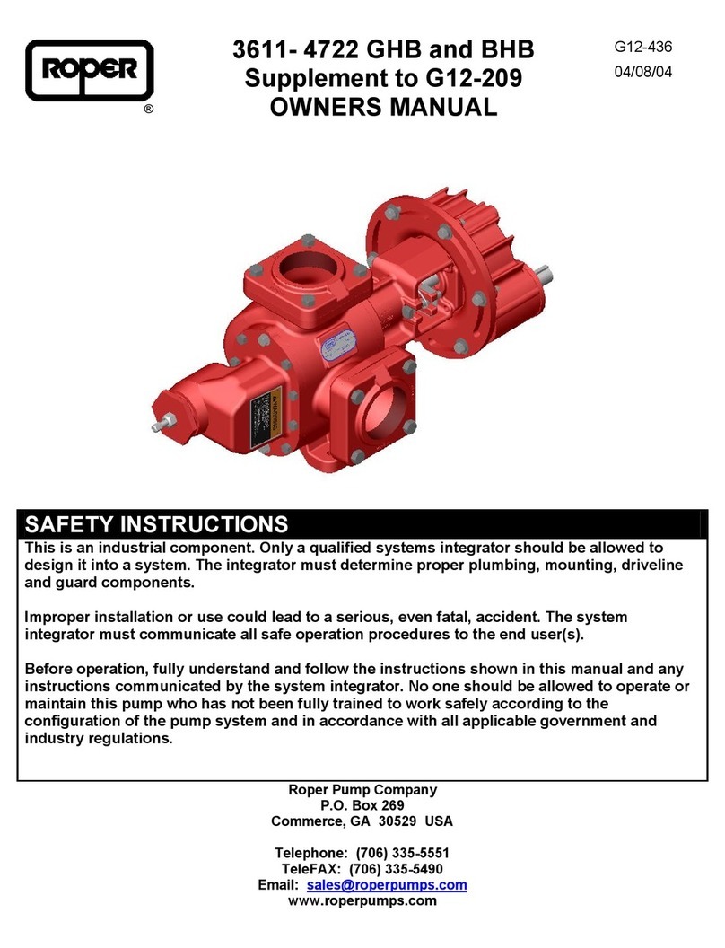 Roper G12-436 owner's manual Roper G12-436 owner's manual