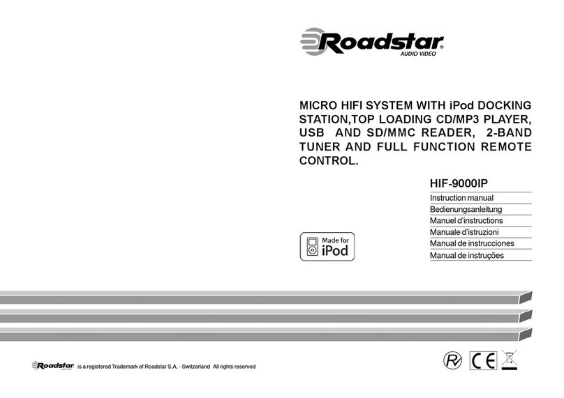 Roadstar HIF-9000IP instruction manual