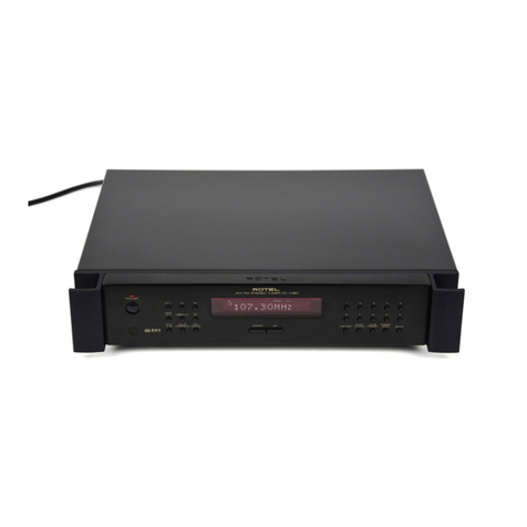Rotel RT-1080 User manual