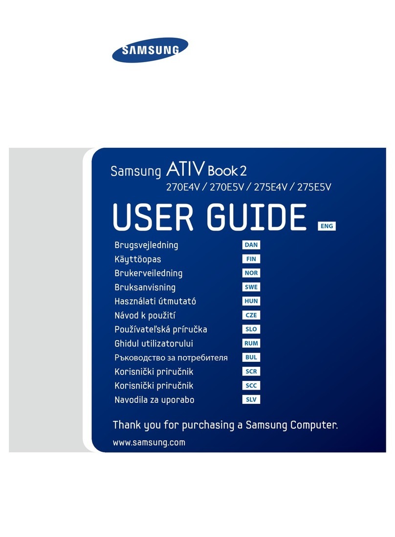 Samsung ATIV Book2 270E5V User manual