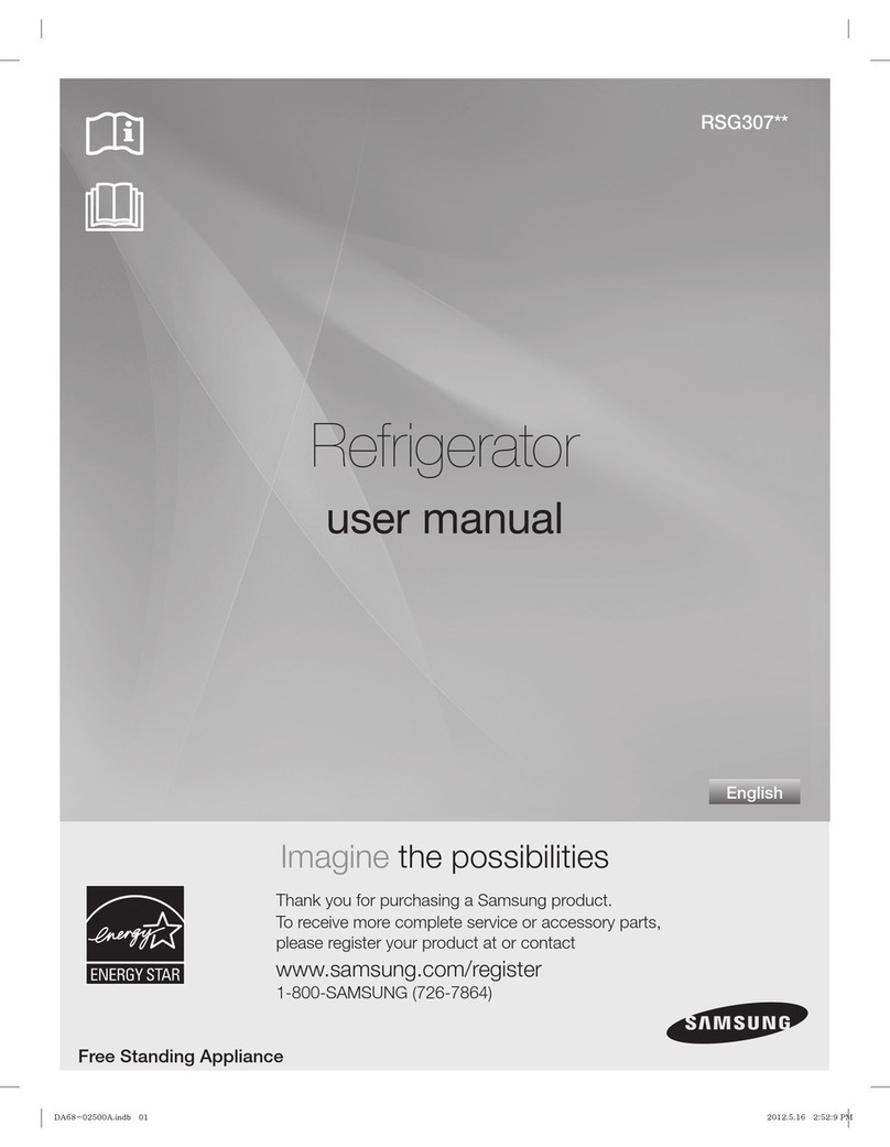 Samsung RSG307 SERIES user manual