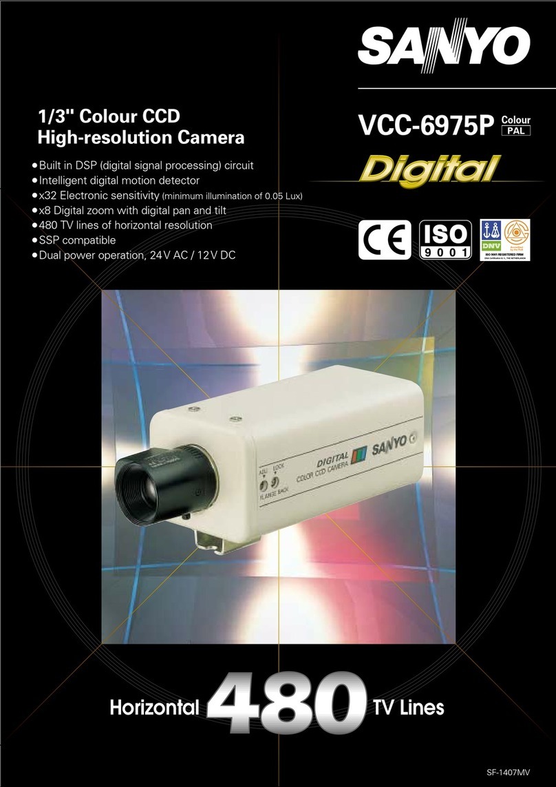 Sanyo VCC-6975P User manual