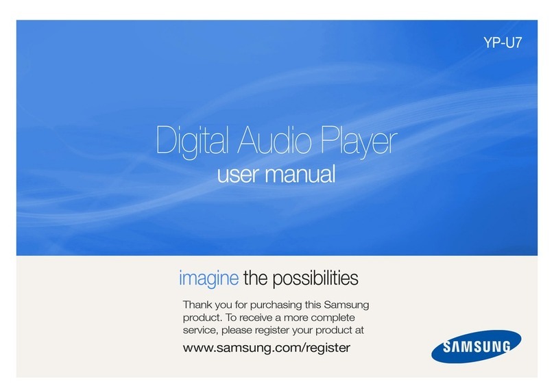 Samsung YP-U7 User manual