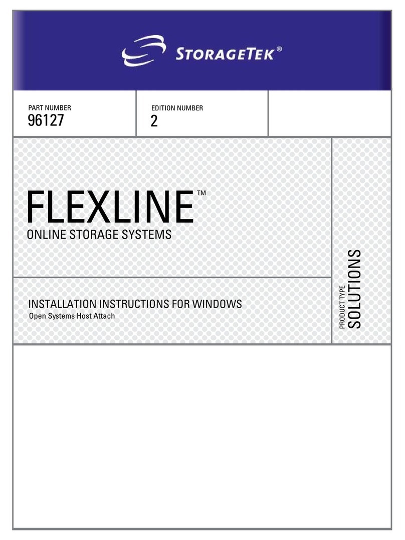 StorageTek Flexline 96127 installation instructions