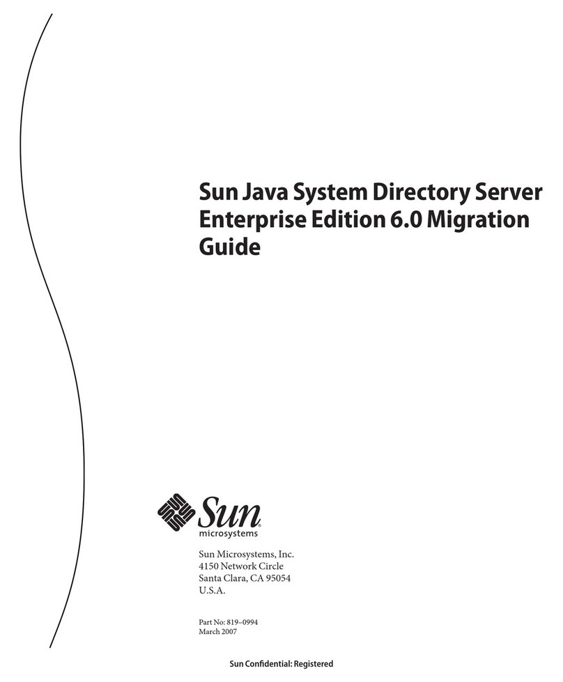 Sun Microsystems Sun Java SystemDirectory Server User manual