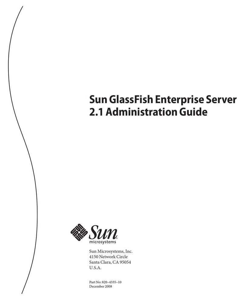 Sun Microsystems Sun GlassFish Enterprise Server 2.1 Instruction Manual