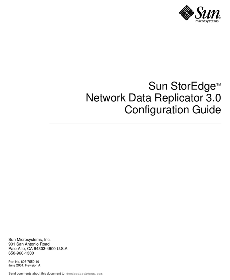 Sun Microsystems Sun StorEdge Network Data Replicator 3.0 User manual