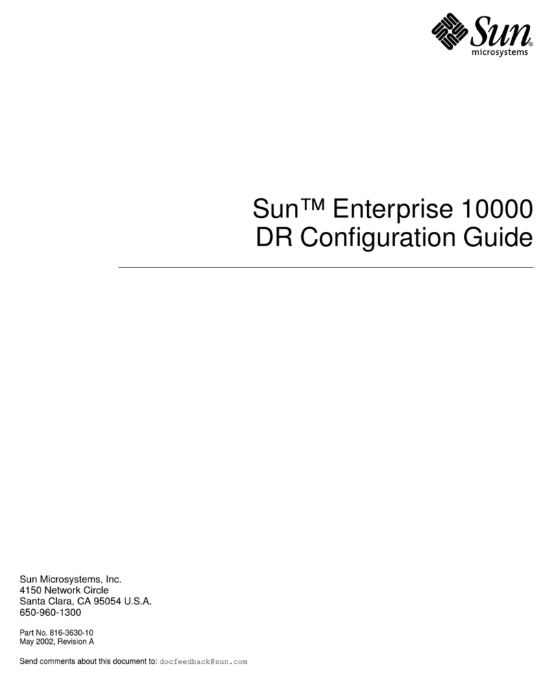 Sun Microsystems Sun Enterprise 10000 User manual