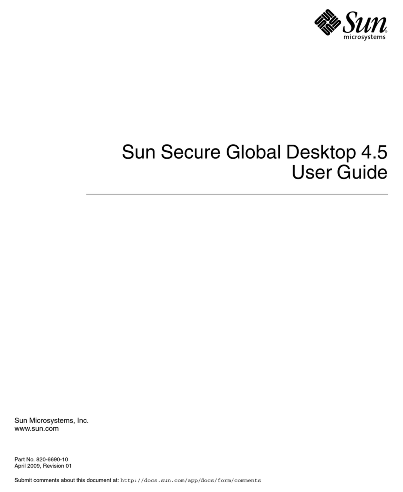 Sun Microsystems Sun Secure Global Desktop 4.5 User manual