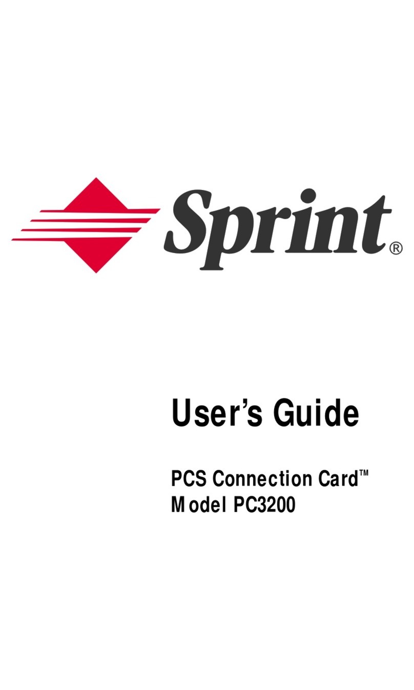 Sprint PC3200 user guide Sprint PC3200 user guide