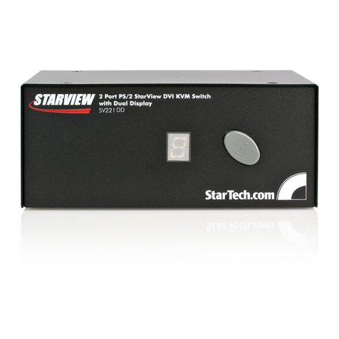 StarTech.com StarView SV221DD Manual StarTech.com StarView SV221DD Manual