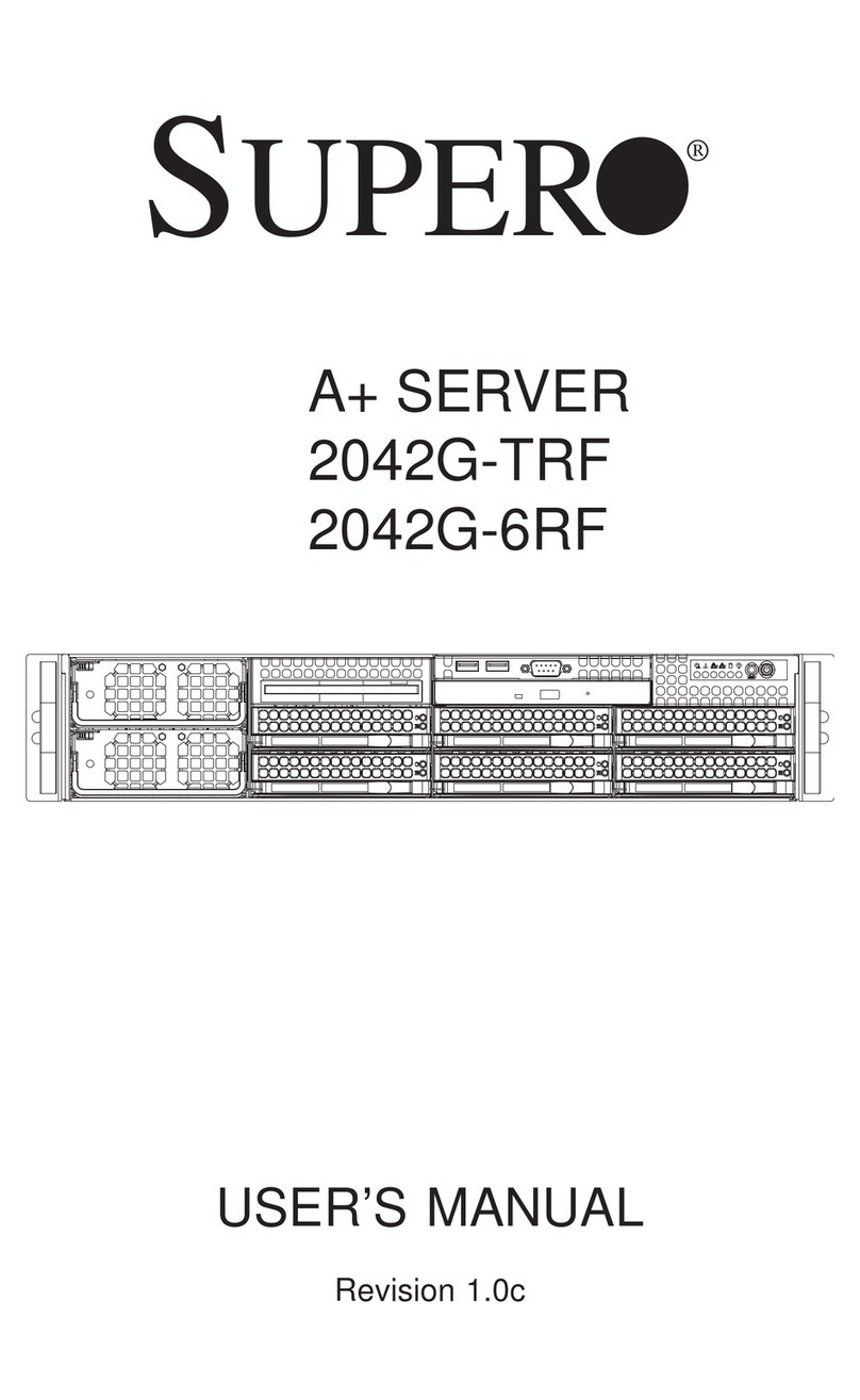 Supero A+ SERVER User manual Supero A+ SERVER User manual