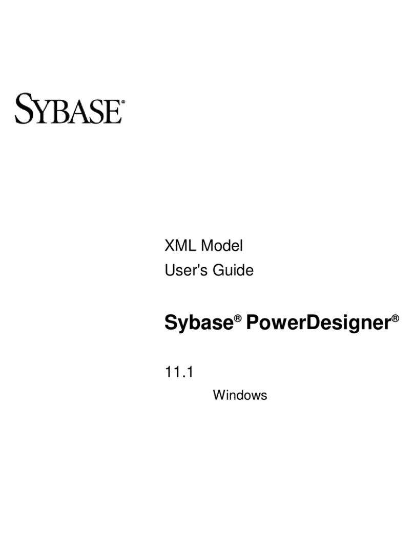 Sybase PowerDesigner XML User manual