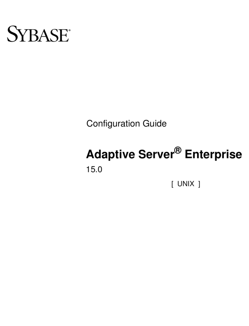 Sybase Adaptive Server User manual