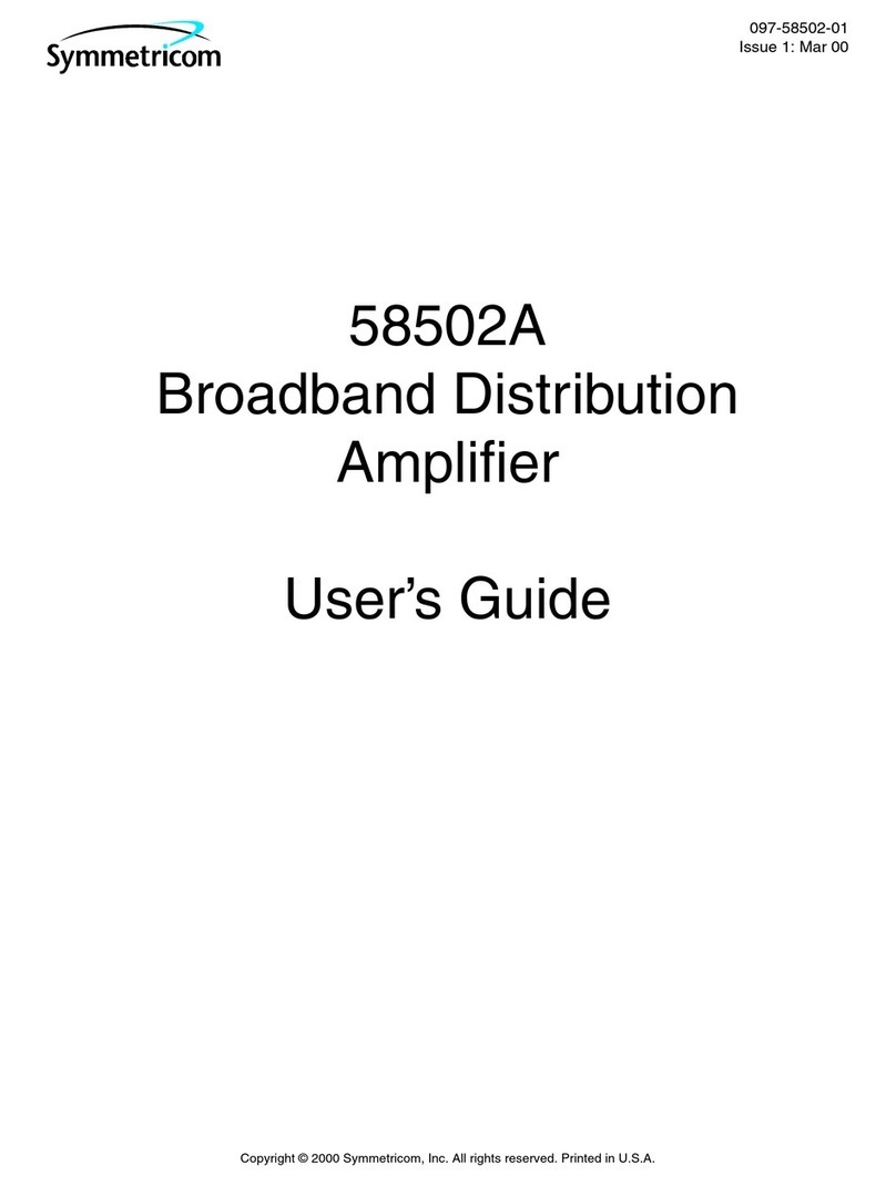 Symmetricom 58502A User manual