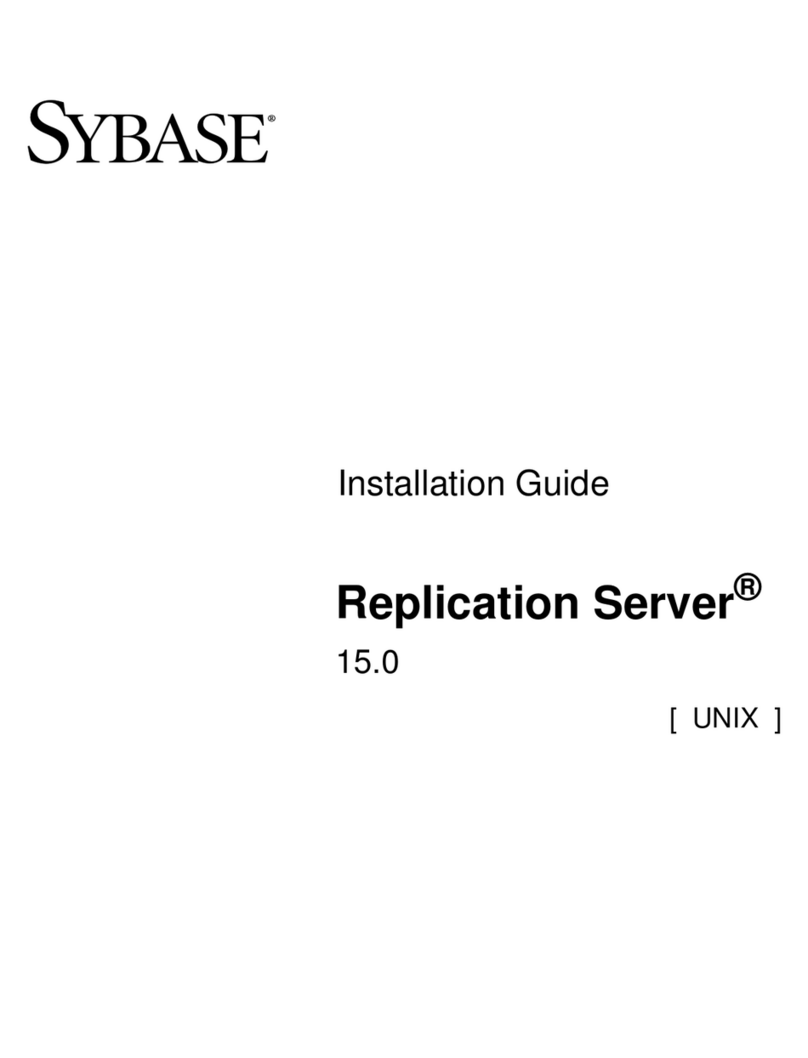 Sybase Replication Server 15 User manual
