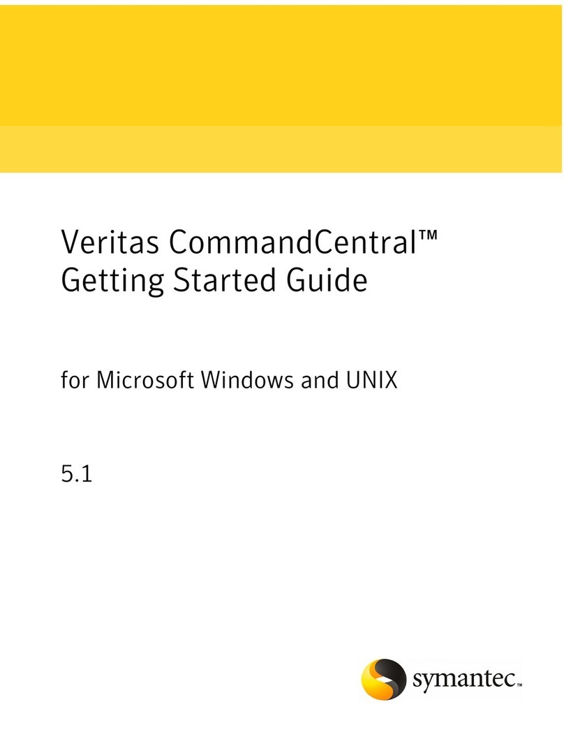 Symantec Veritas CommandCentral 5.1 Getting started guide Symantec Veritas CommandCentral 5.1 Getting started guide