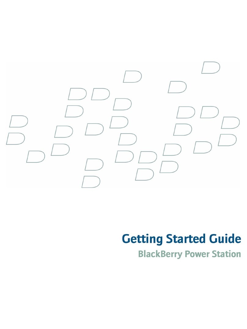 Blackbe;rry Power Station User manual Blackbe;rry Power Station User manual