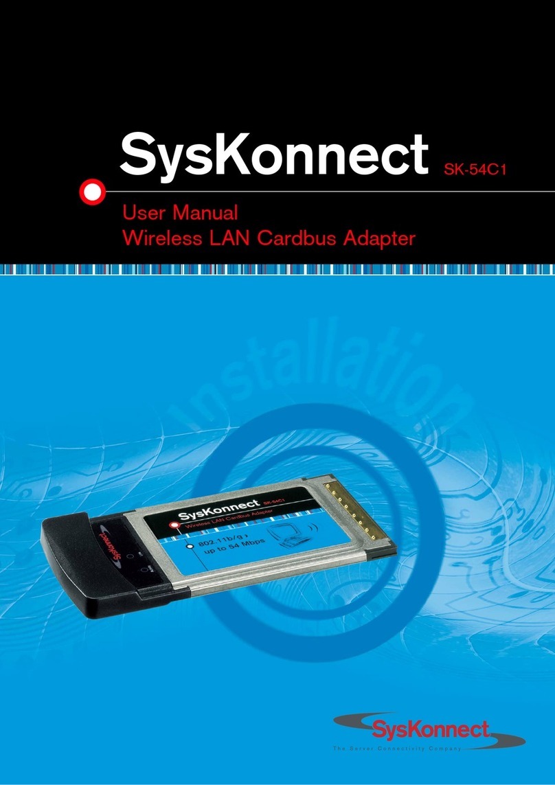 SysKonnect SK-54C1 user manual