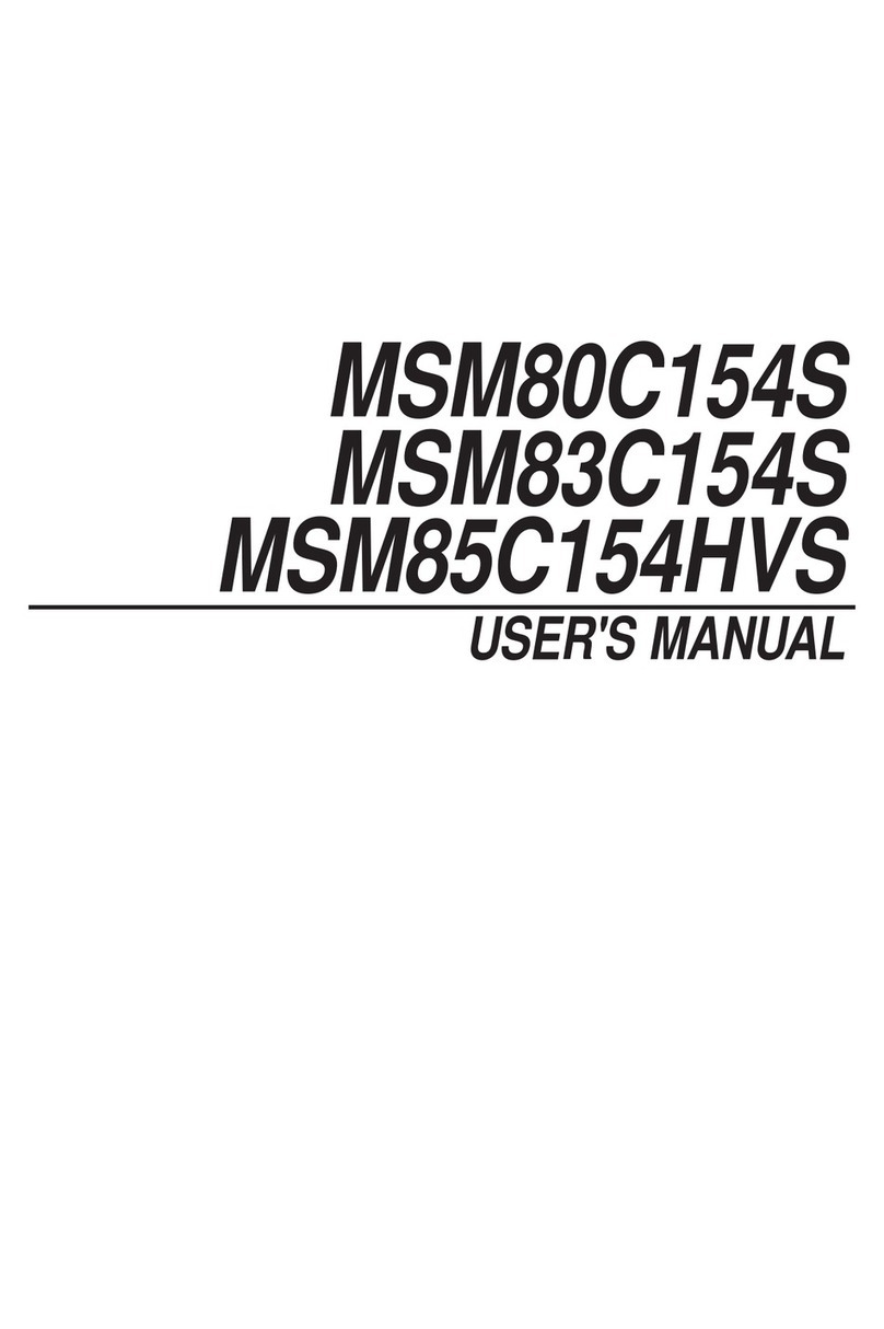 Oki MSM85C154HVS user manual