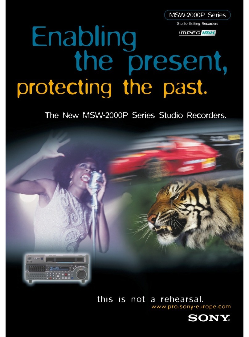 Sony MSW-2000P SERIES overview