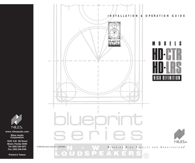 Niles HD-CTR Original operating instructions