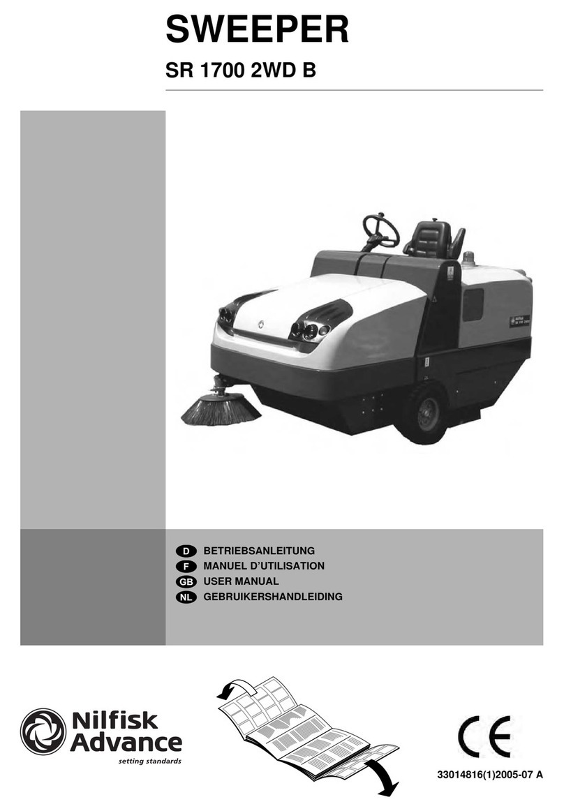Nilfisk-Advance SR 1700 2WD B user manual