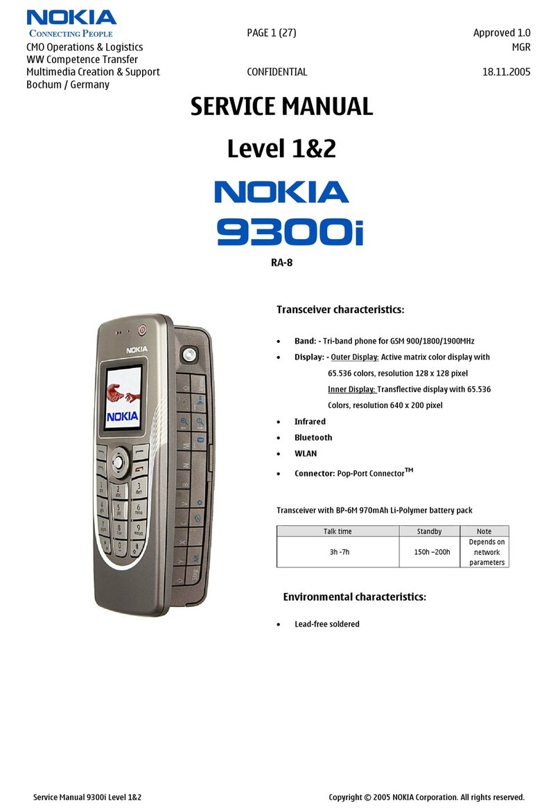 Nokia 9300i Service manual