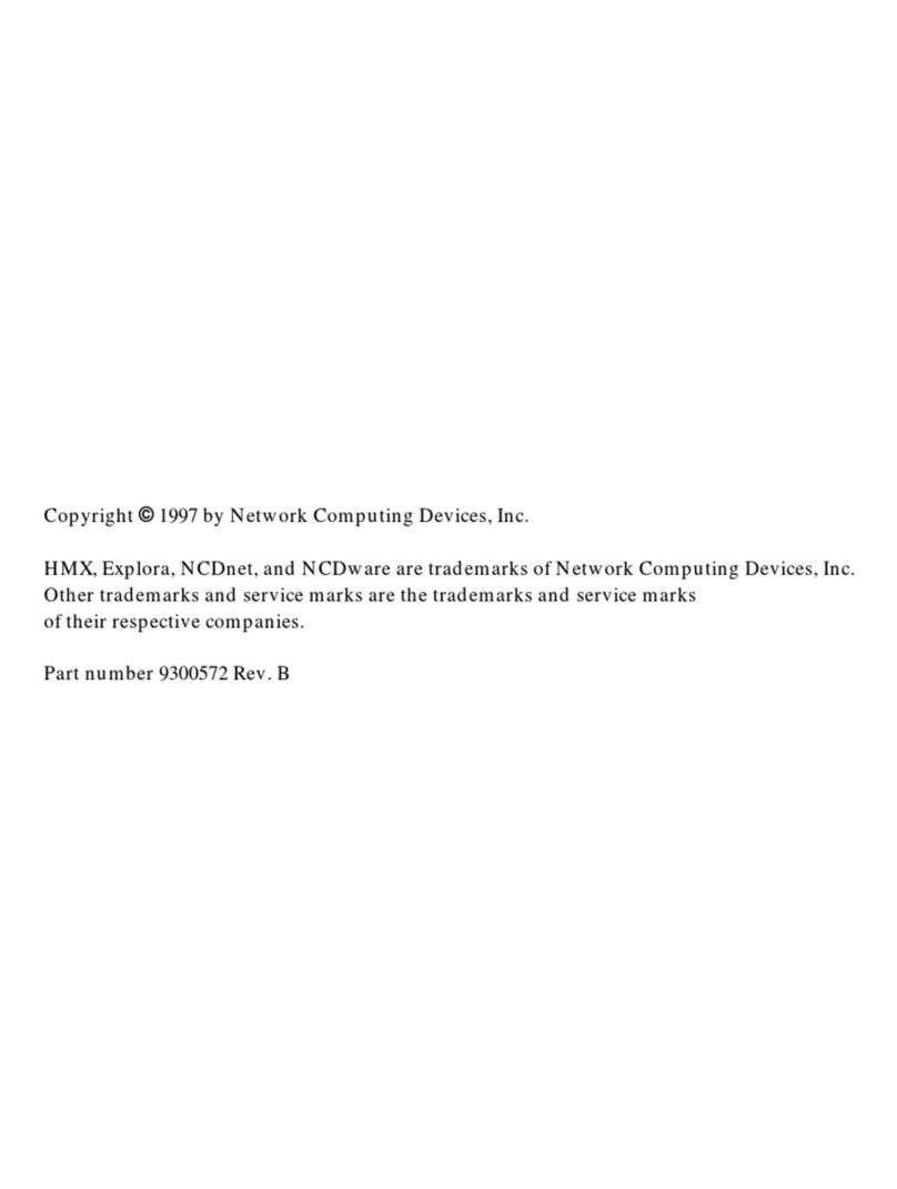 Network Computing Devices NCDware user manual