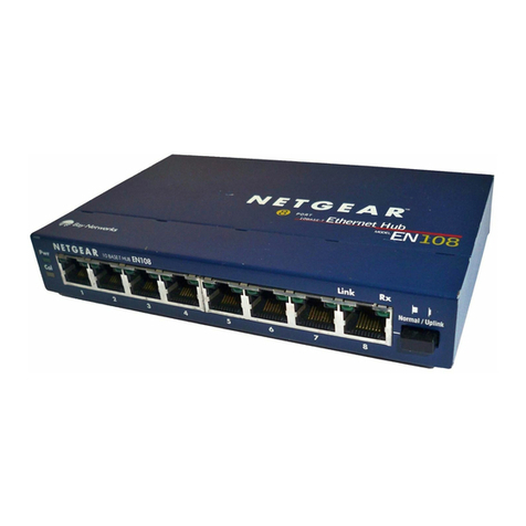 NETGEAR EN104 - Hub - EN User manual