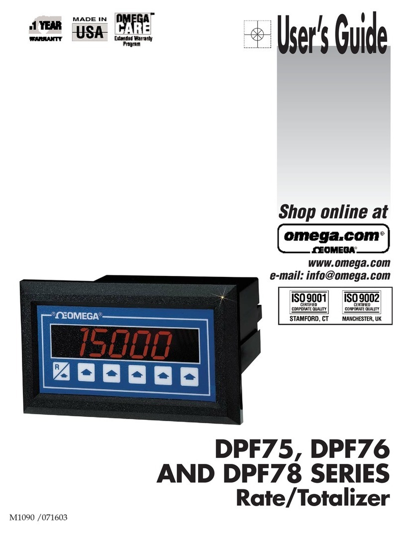 Omega DPF78 SERIES user guide