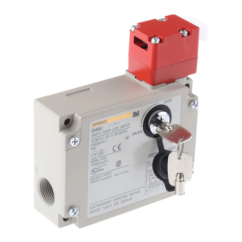 Omron D4BL - User manual