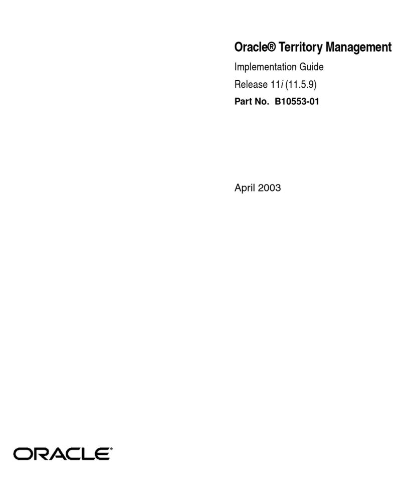 Oracle Oracle Territory Management Implementation guide Oracle Oracle Territory Management Implementation guide