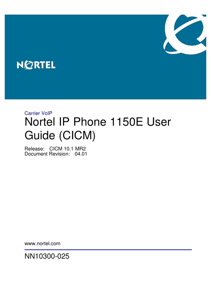 Nortel 1150E User manual Nortel 1150E User manual