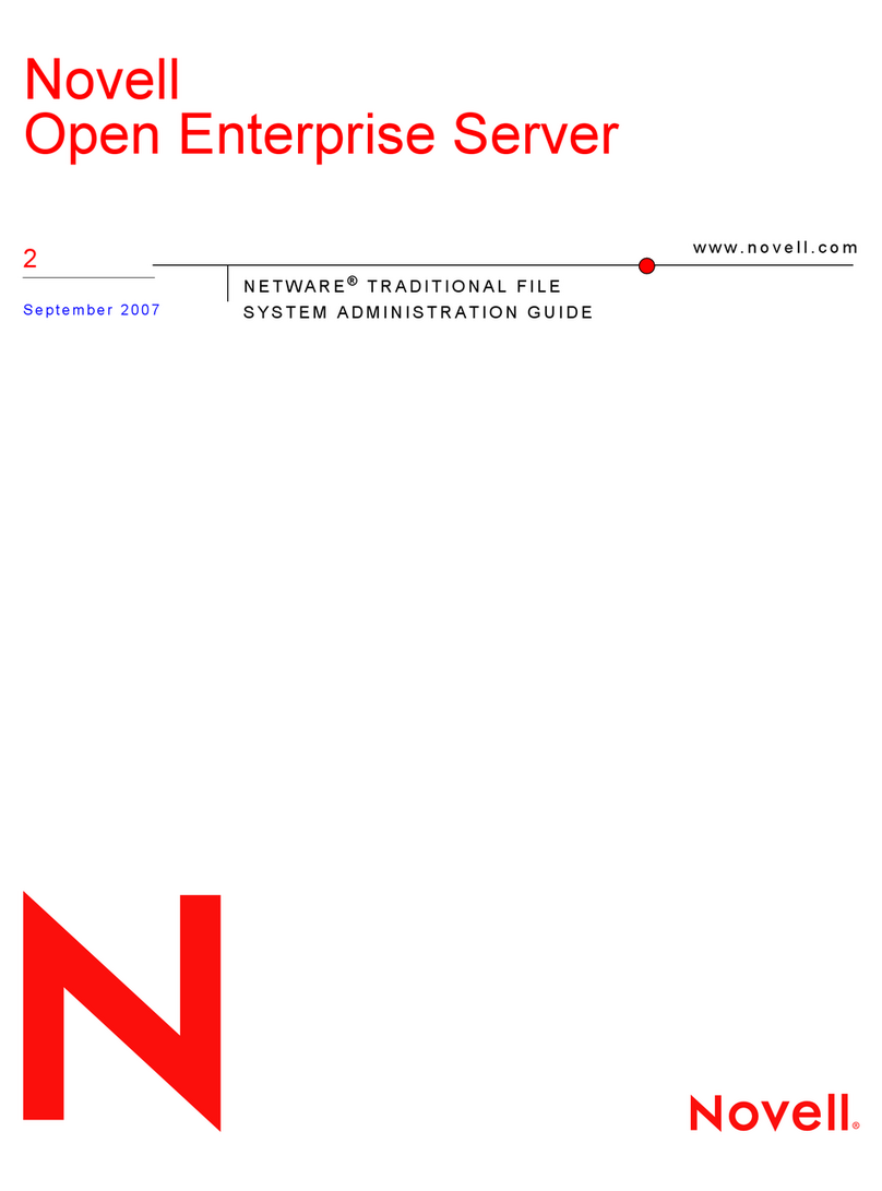 Novell Open Enterprise Server 2 Instruction Manual Novell Open Enterprise Server 2 Instruction Manual