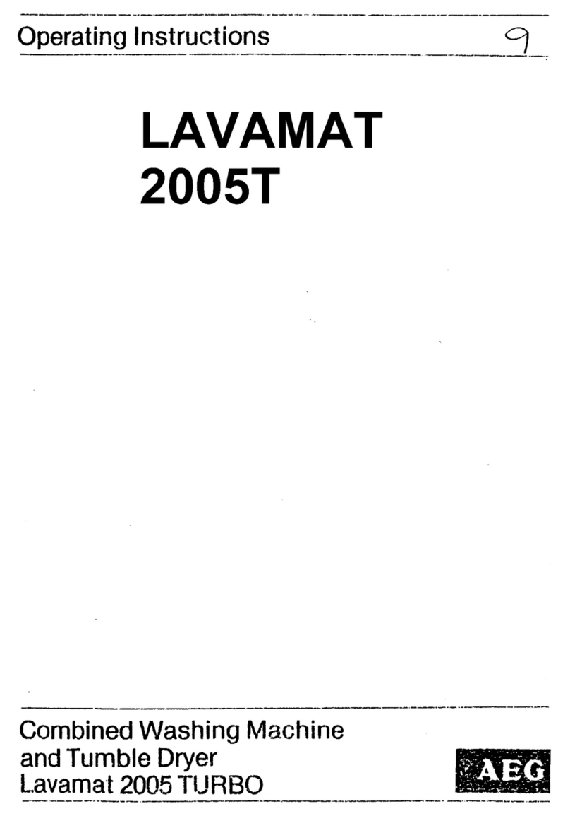 AEG LAVAMAT 2005T User manual