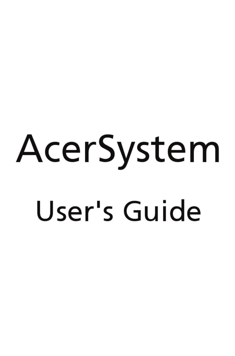 Acer AcerSystem User manual