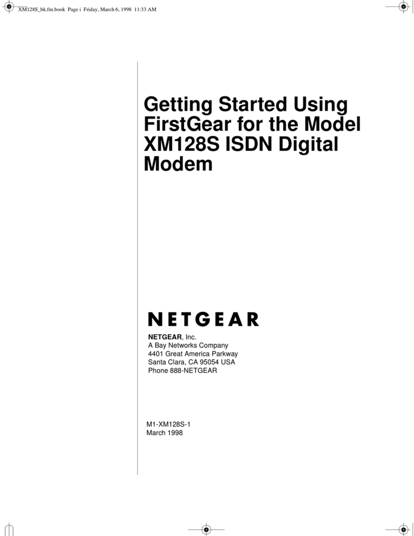 NETGEAR XM128S Getting started guide NETGEAR XM128S Getting started guide