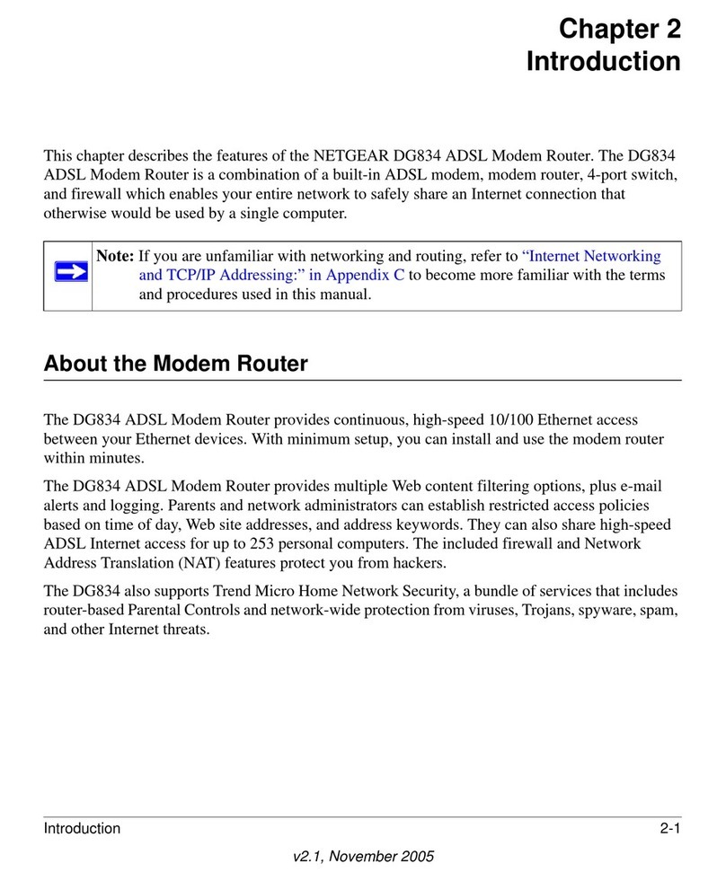 NETGEAR DG834 - ADSL Firewall Router Specification sheet NETGEAR DG834 - ADSL Firewall Router Specification sheet