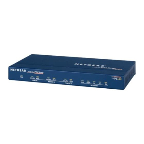 NETGEAR PS110 - Print Server - Parallel User manual NETGEAR PS110 - Print Server - Parallel User manual