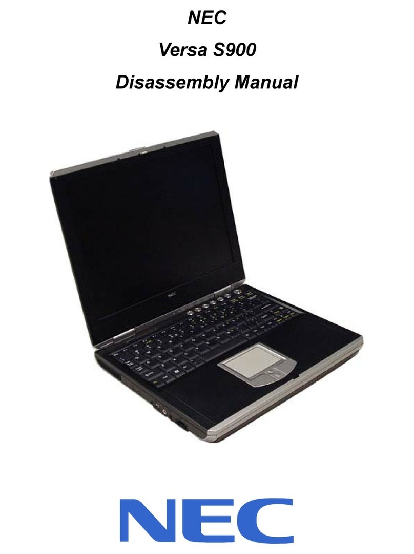 NEC Versa S900 Installation instructions