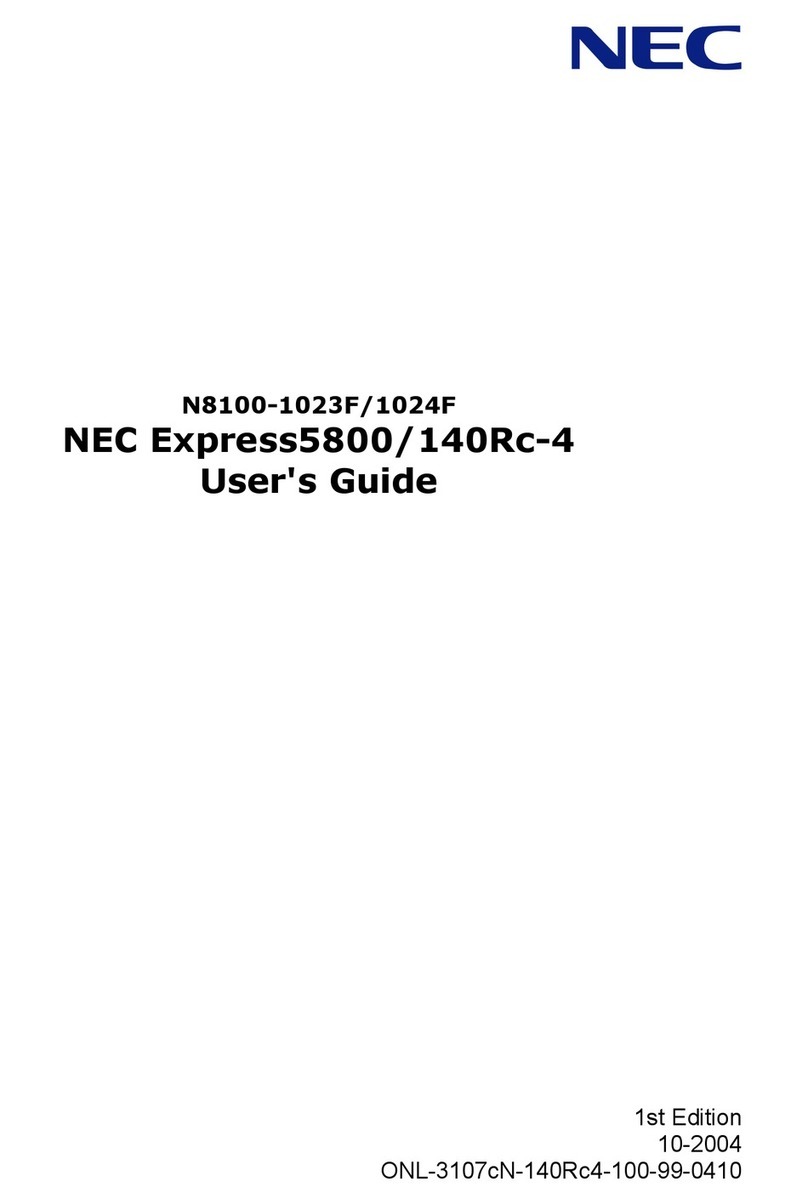 NEC Express5800/140Rc-4 User manual